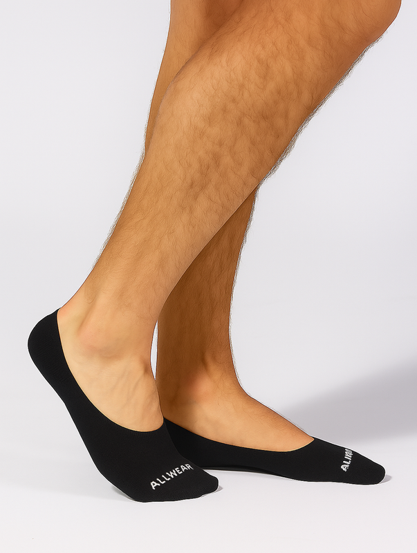 Allwear Organic No Show Socks 3 Pack Bundle