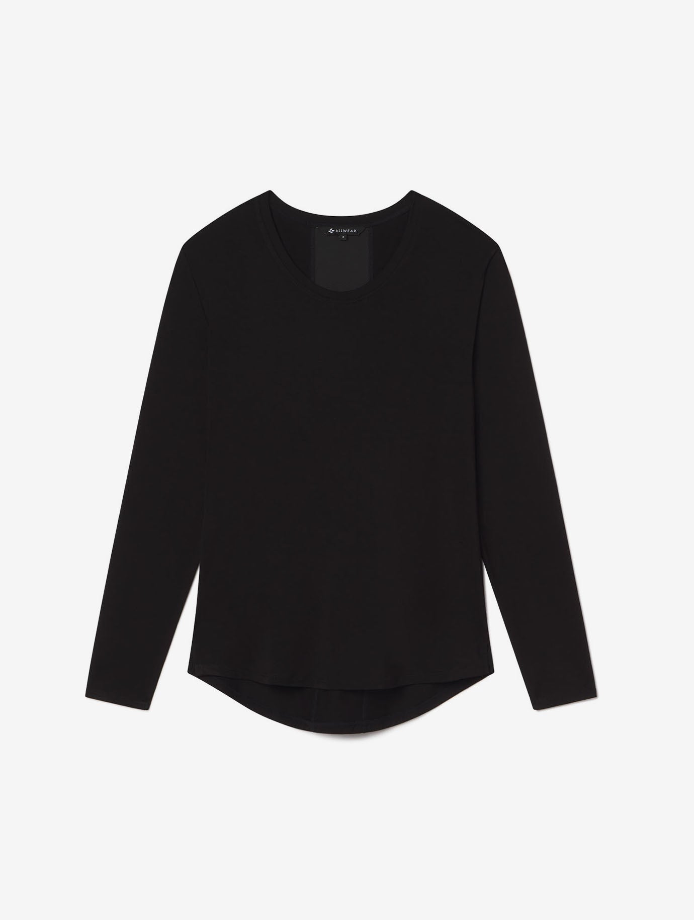 Allwear Tencel Scoop Neck Long Sleeve Tee