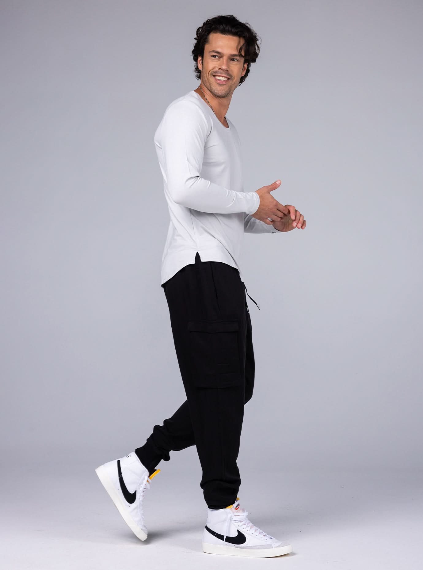 Allwear Tencel™ Scoop Neck Long Sleeve Tee - Allwear