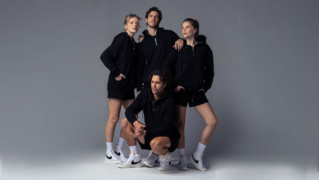 The Allwear Organic Half-Zip Hoodie: Clean Design, Conscious Living