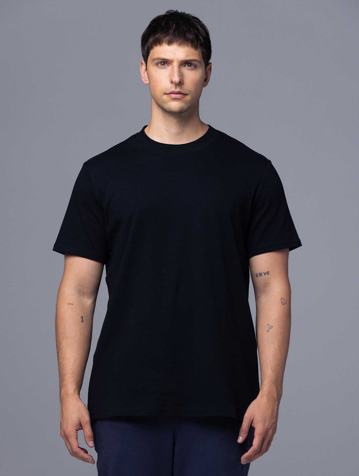 Allwear Organic Mock Neck Short Sleeve Tee Bundle