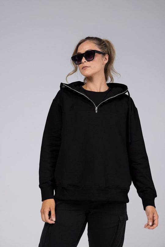 Allwear Organic Half-Zip Hoodie