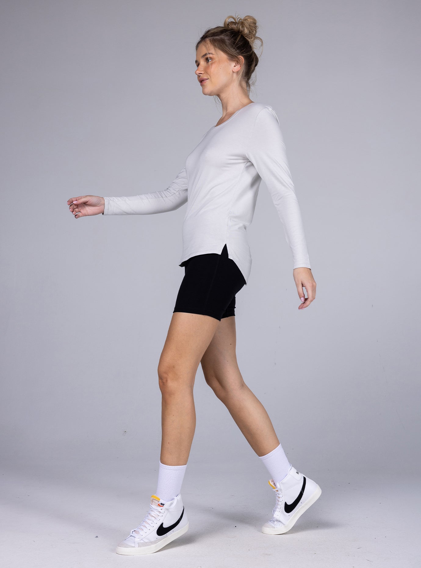 売れ筋商品|||ラッキーブランド カットソー トップス レディース Women's Seamed Scoop-Neck Long-Sleeve Top Whisper White Style & Co Women's Printed Long-Sleeve Scoop-Neck Knit Top