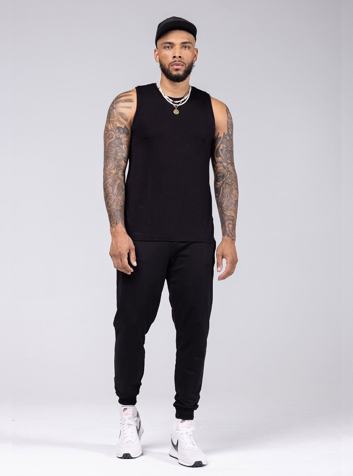 Allwear Tencel High Neck Tank Top