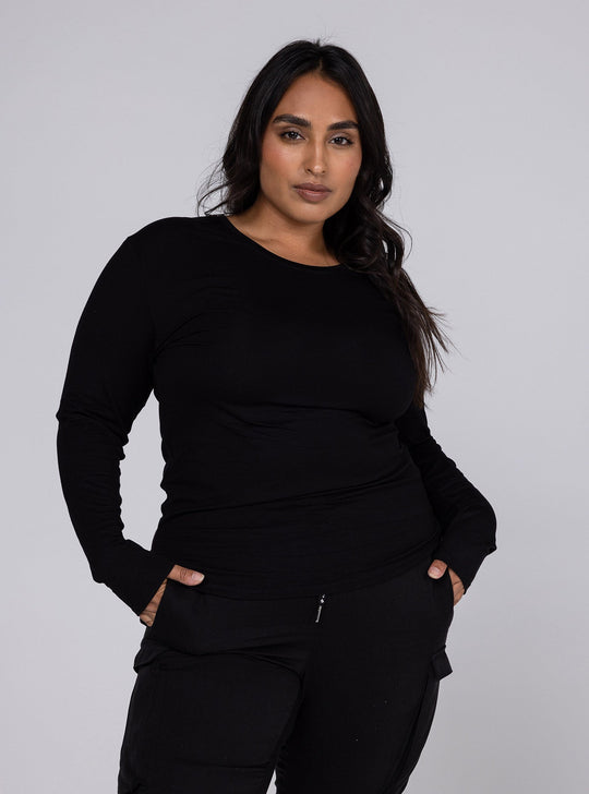 Allwear Tencel™ Lightweight Long Sleeve Tee