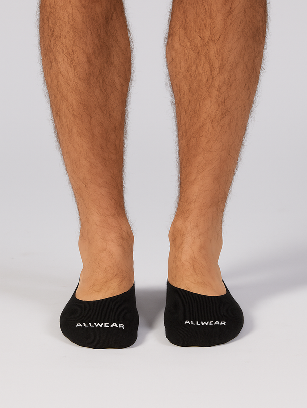 Allwear Organic No Show Socks 3 Pack Bundle