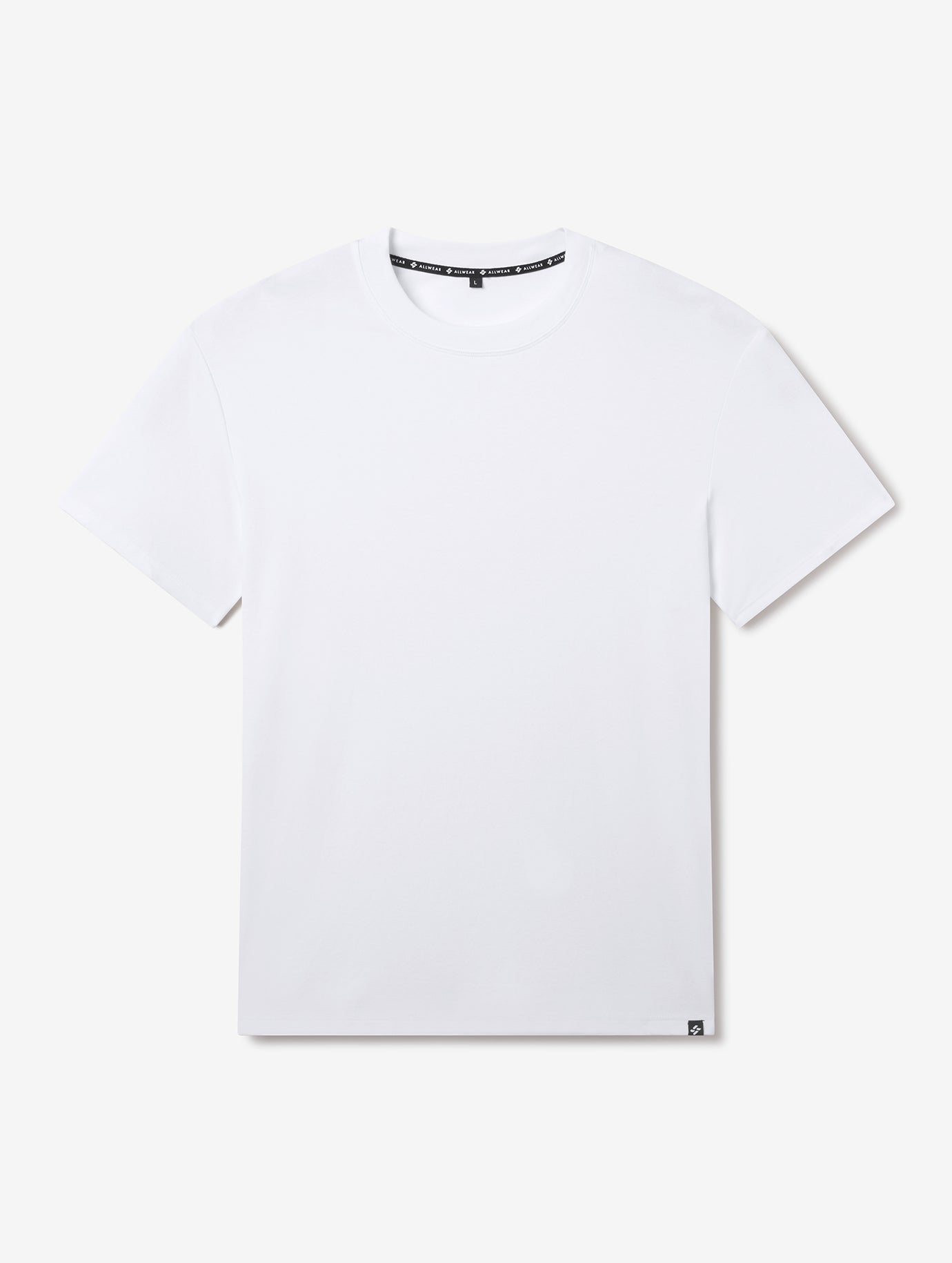 Allwear Organic Mock Neck Short Sleeve Tee