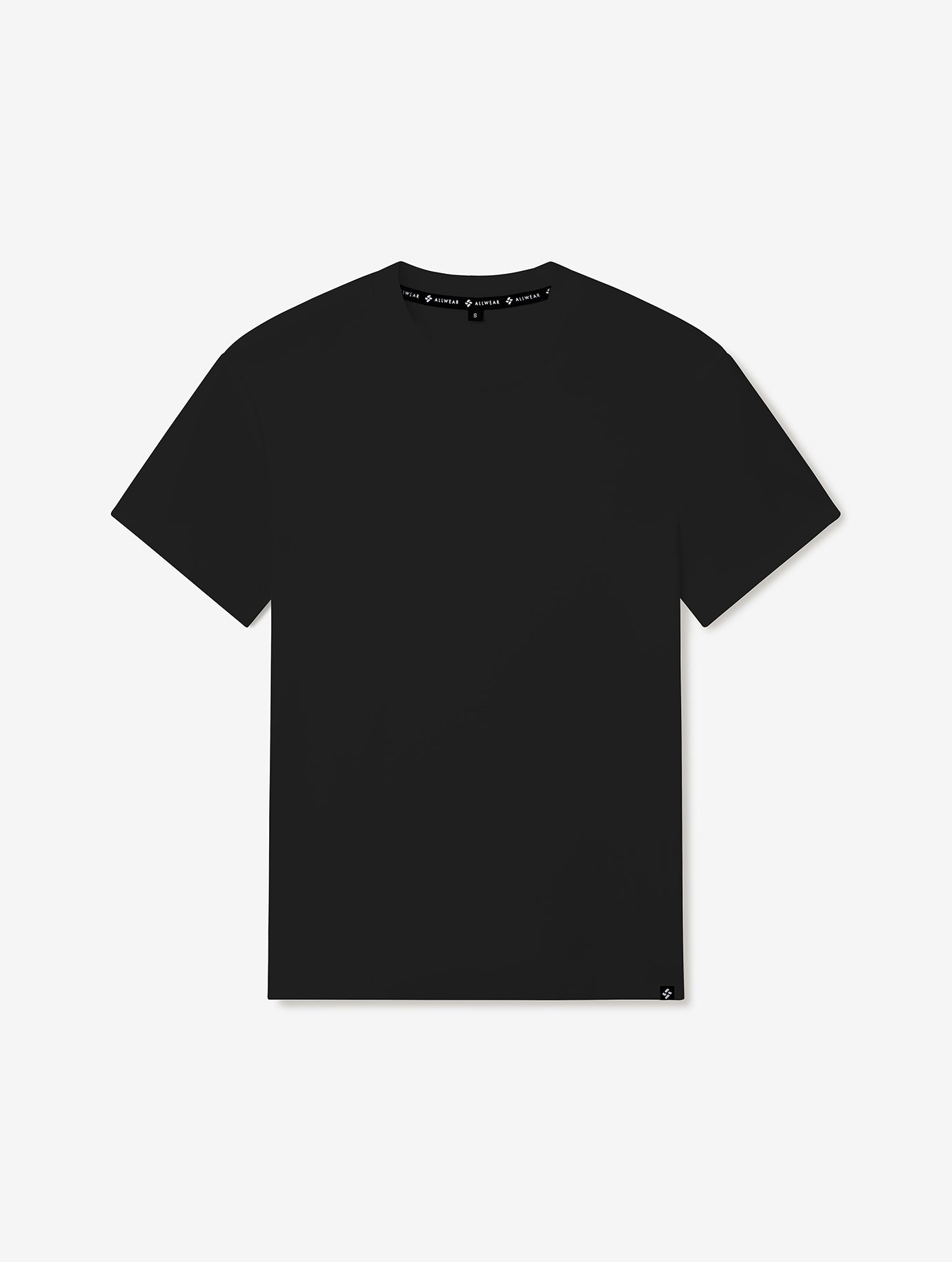 Allwear Organic Mock Neck Short Sleeve Tee