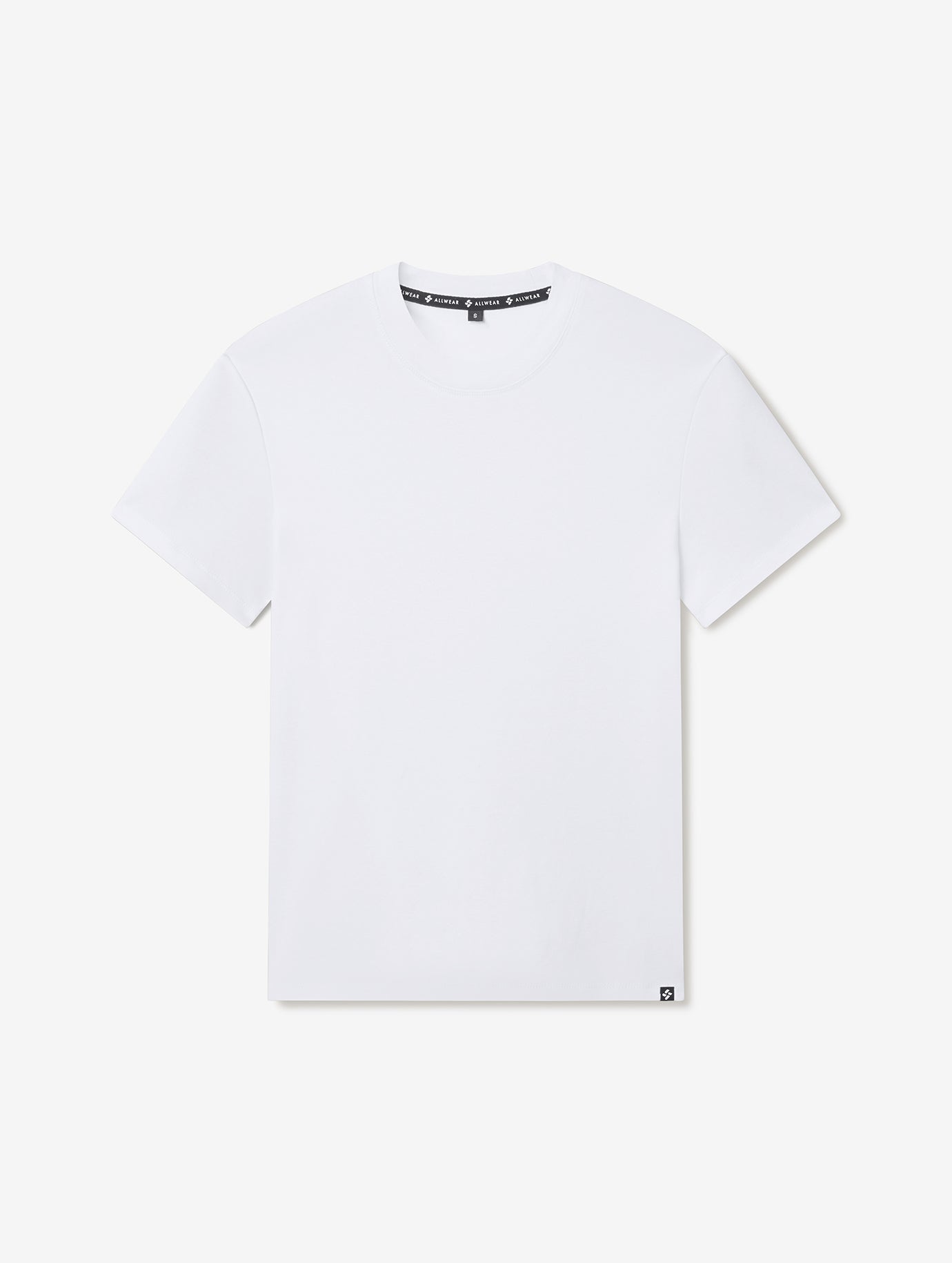 Allwear Organic Mock Neck Short Sleeve Tee