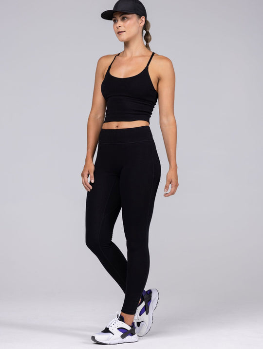Allwear Bamboo Leggings 25'' Short