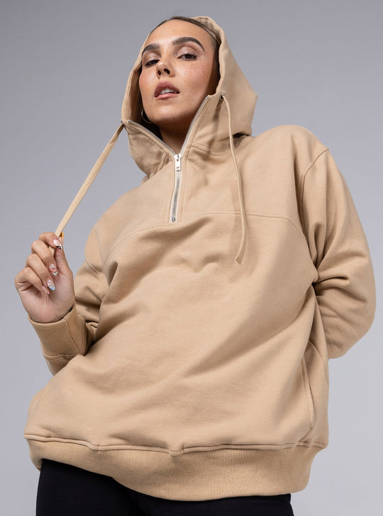 Allwear Organic Half-Zip Hoodie