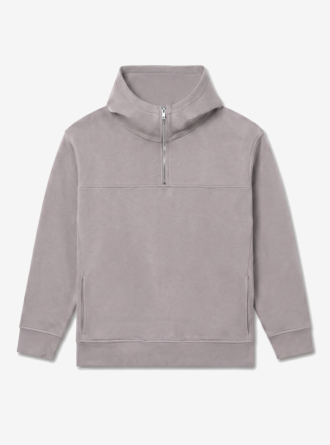 Allwear Organic Half-Zip Hoodie 2.0 Cinder