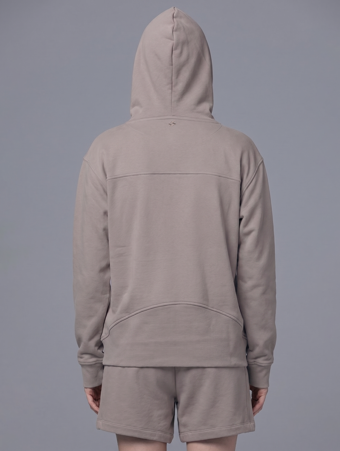 Allwear Organic Half-Zip Hoodie 2.0 Cinder