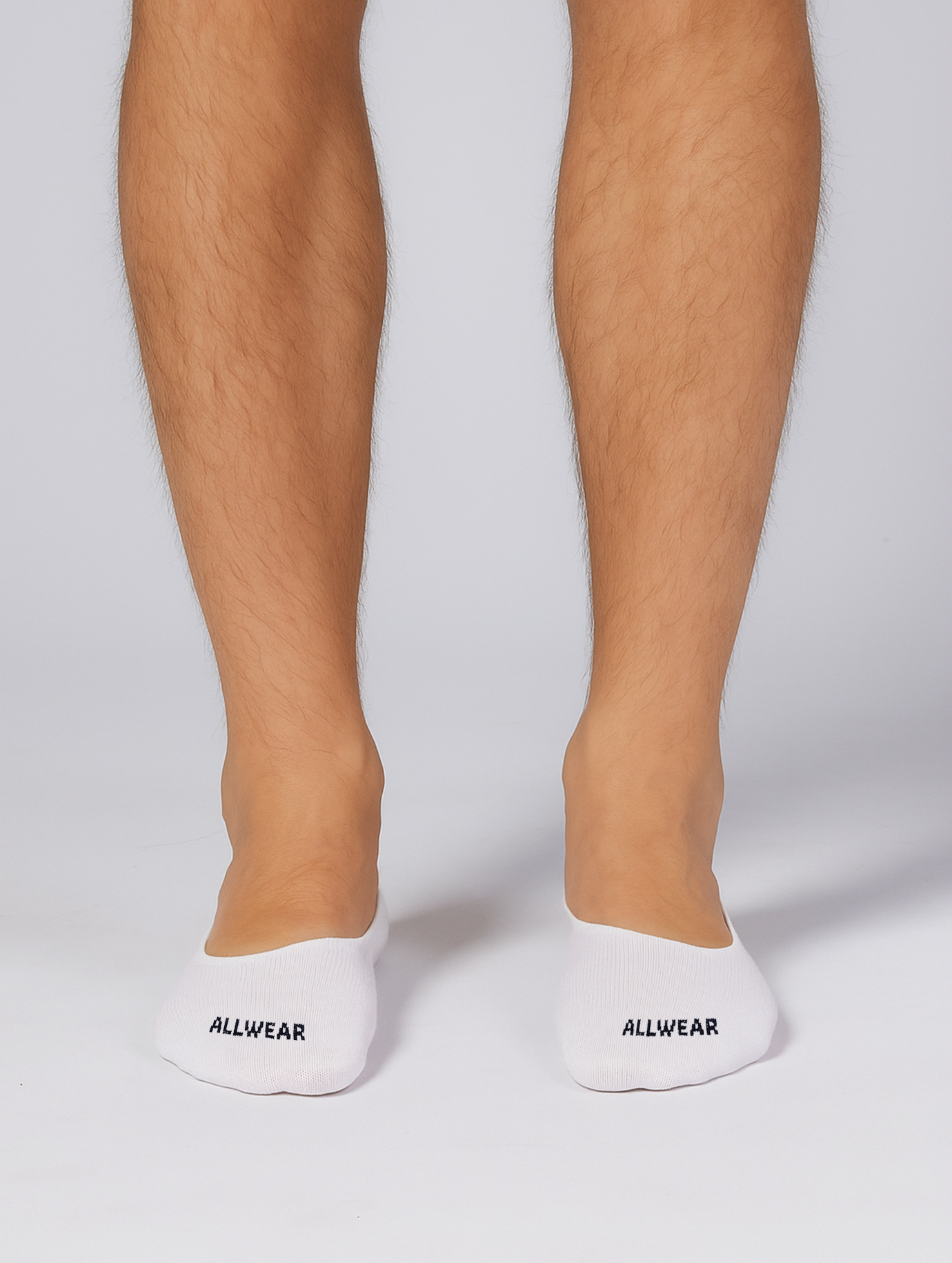 Allwear Organic No Show Socks 5 Pack Bundle