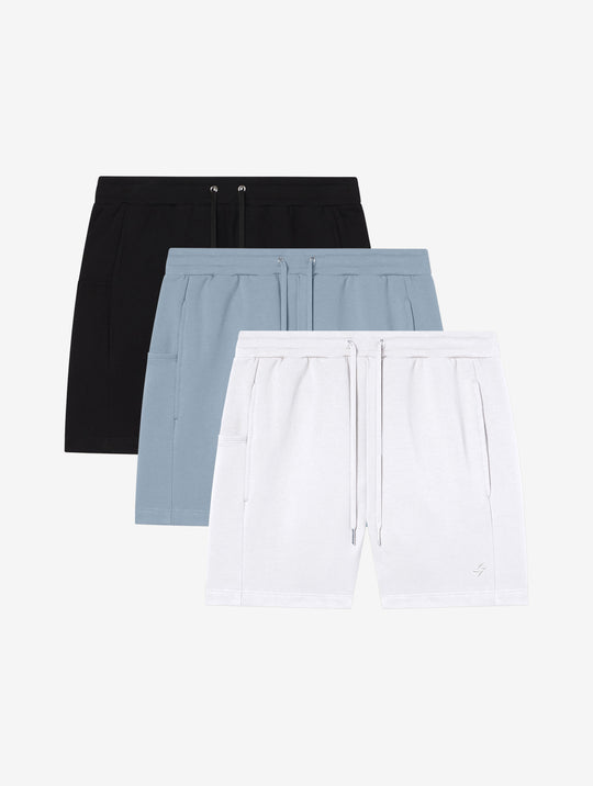 Allwear Organic 5’’ Sweat Shorts 3 Pack Bundle